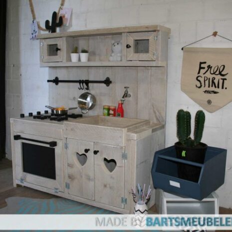 Steigerhouten speelkeuken 11