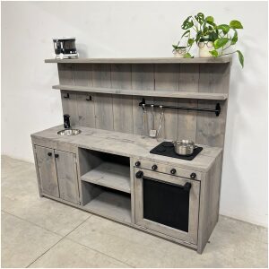 Steigerhouten speelkeuken 12
