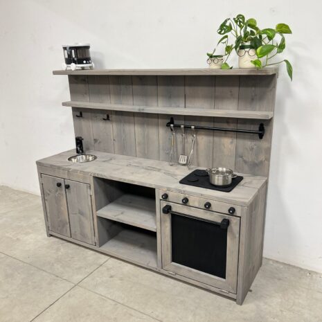 Steigerhouten speelkeuken 12