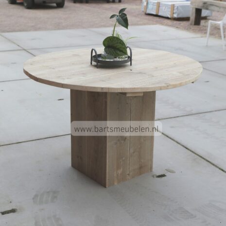 ronde steigerhouten tuintafel ludo