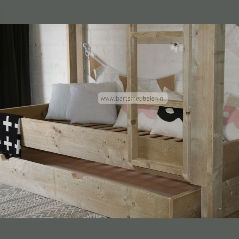 stapelbed lucas met speelgoedlade