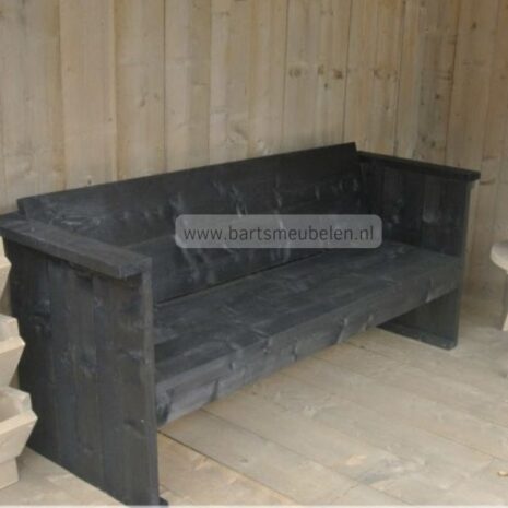 steigerhouten bank jonas zwart