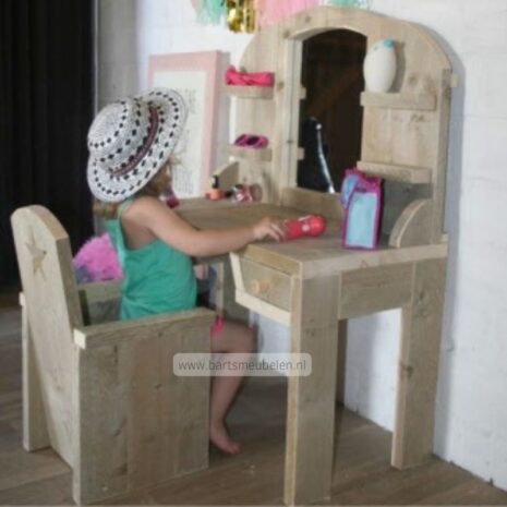 steigerhouten kaptafel peuter.2 - old-look steigerhout