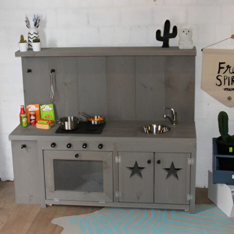 steigerhouten speelkeuken 1 - old-look+grey-wash