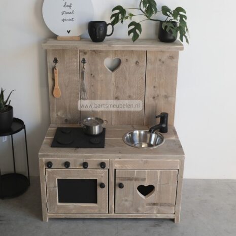 steigerhouten speelkeuken 2