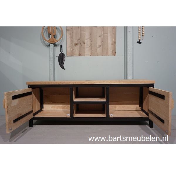 tv-meubel-eikenhout-en-staal-1.3