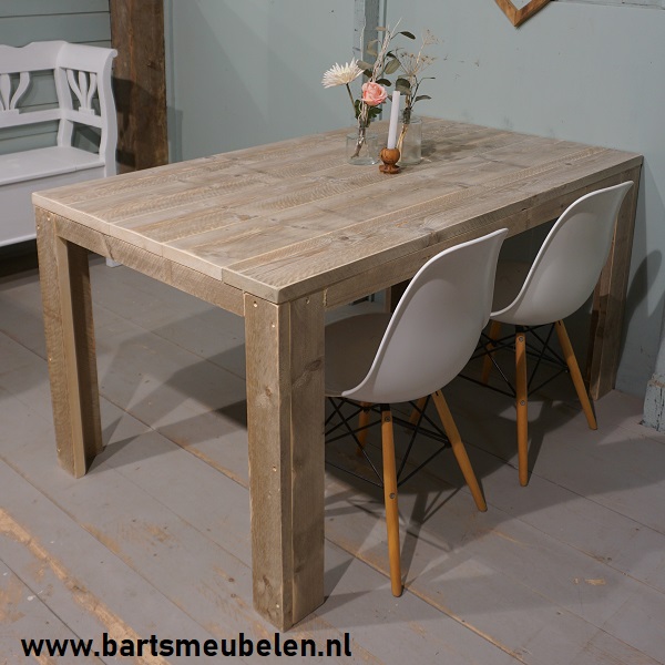 Steigerhouten eettafel Patty 10