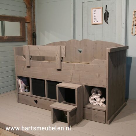 steigerhouten kajuitbed Anna