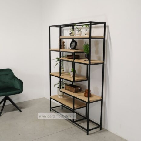 vakkenkast eikenhout en staal 6.1 - 140x210 (800*800)