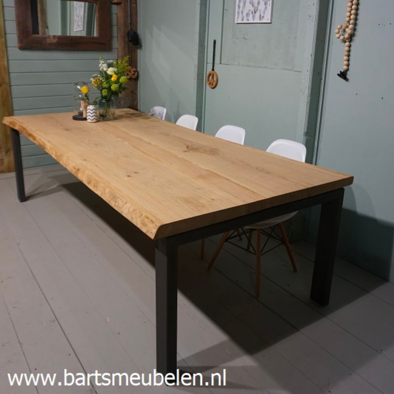 eikenhouten boombladtafel Nate