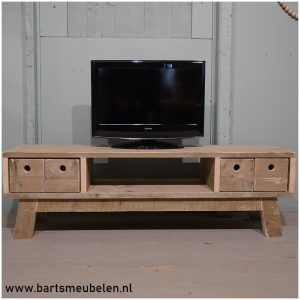 steigerhouten tv meubel roos