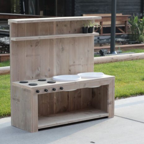 houten Modderkeuken 1 old-look steigerhout