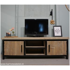 tv-meubel-steigerhout-en-staal-1.1
