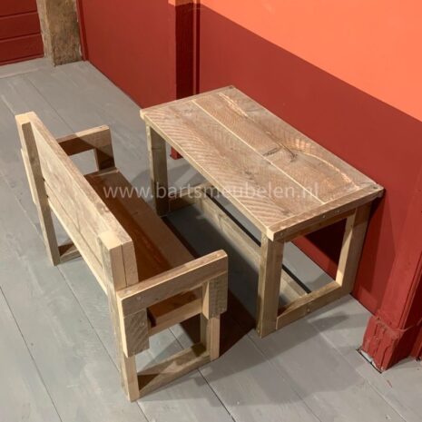 steigerhouten peuterset kian foto vanaf boven steigerhouten peuterset kian - foto vanaf boven