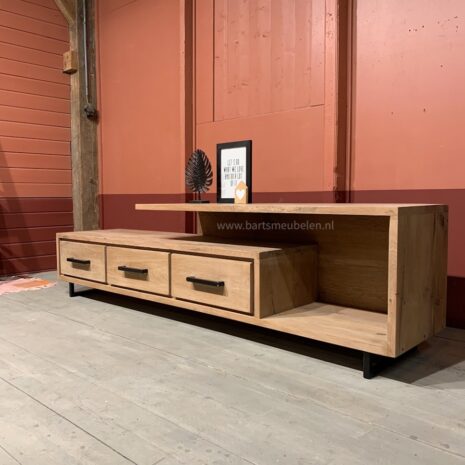 tv-meubel-vintage-eikenhout-en-staal-2.4