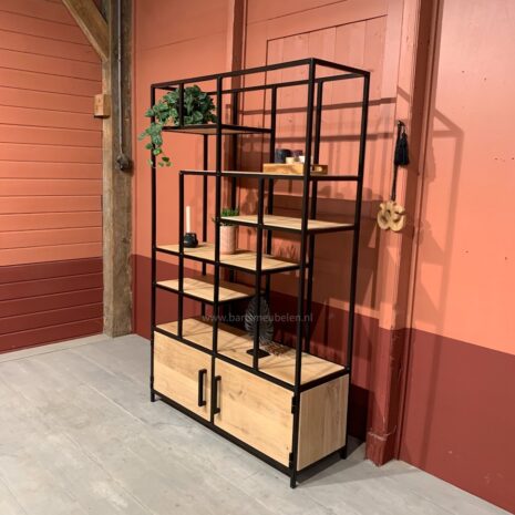 vakkenkast eikenhout en staal 11.5 vakkenkast-eikenhout-en-staal-11.5