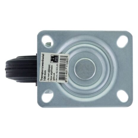 Transportzwenkwiel - 100mm - 70kg.3