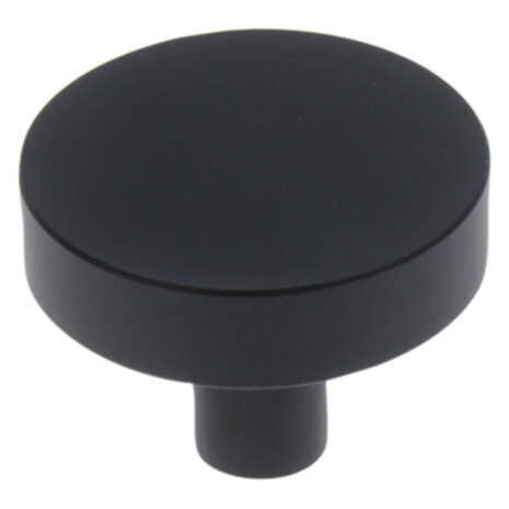 8060196 knop-vlak-rond-40mm-zwart.1