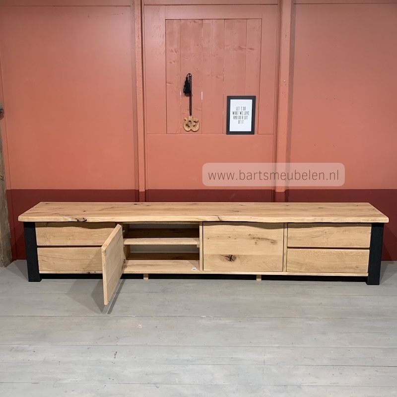 industrieel boomstam tv meubel dante