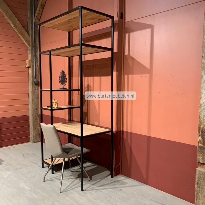 stalen bureau of kast industrieel