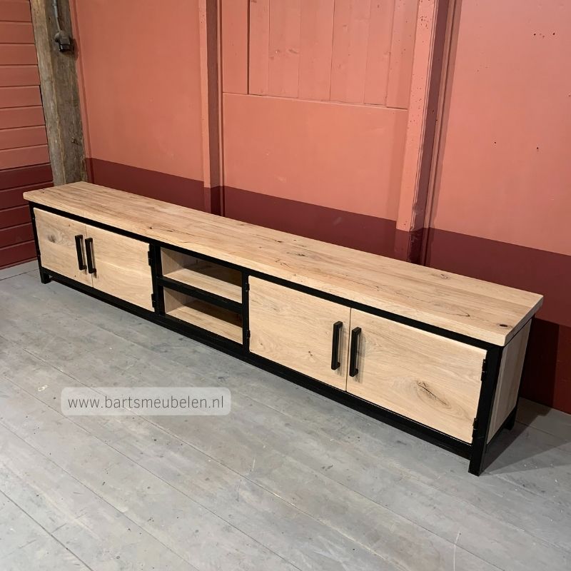stalen tv meubel industrieel eden