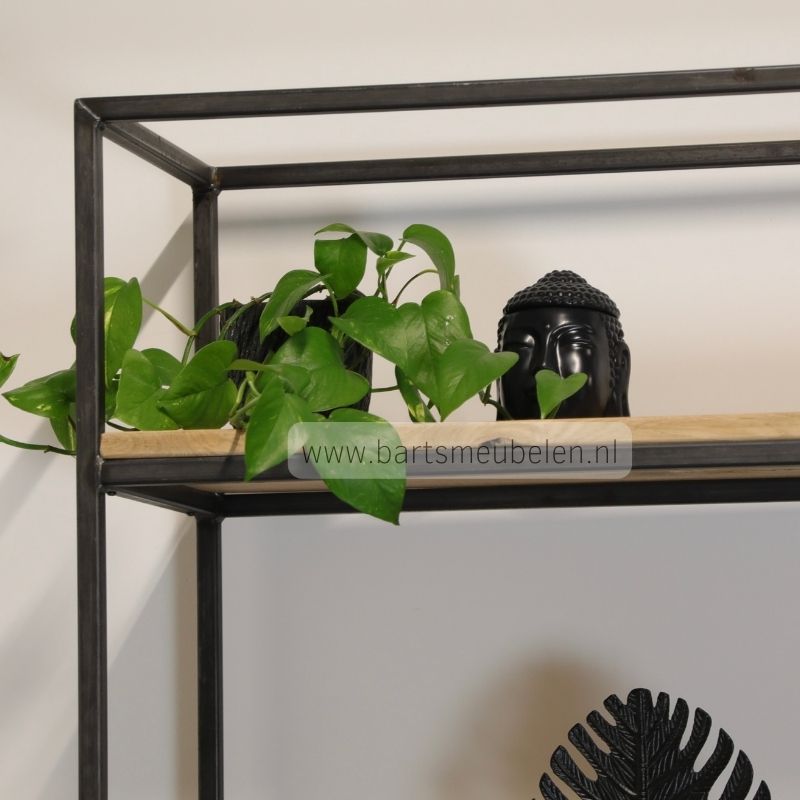 detail foto stalen frame kast