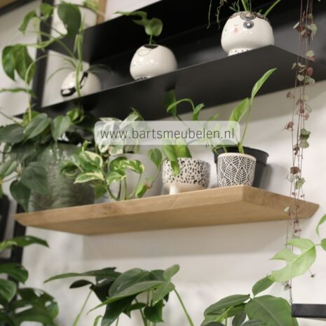 foto wandplank eiken verjongd 25mm dik