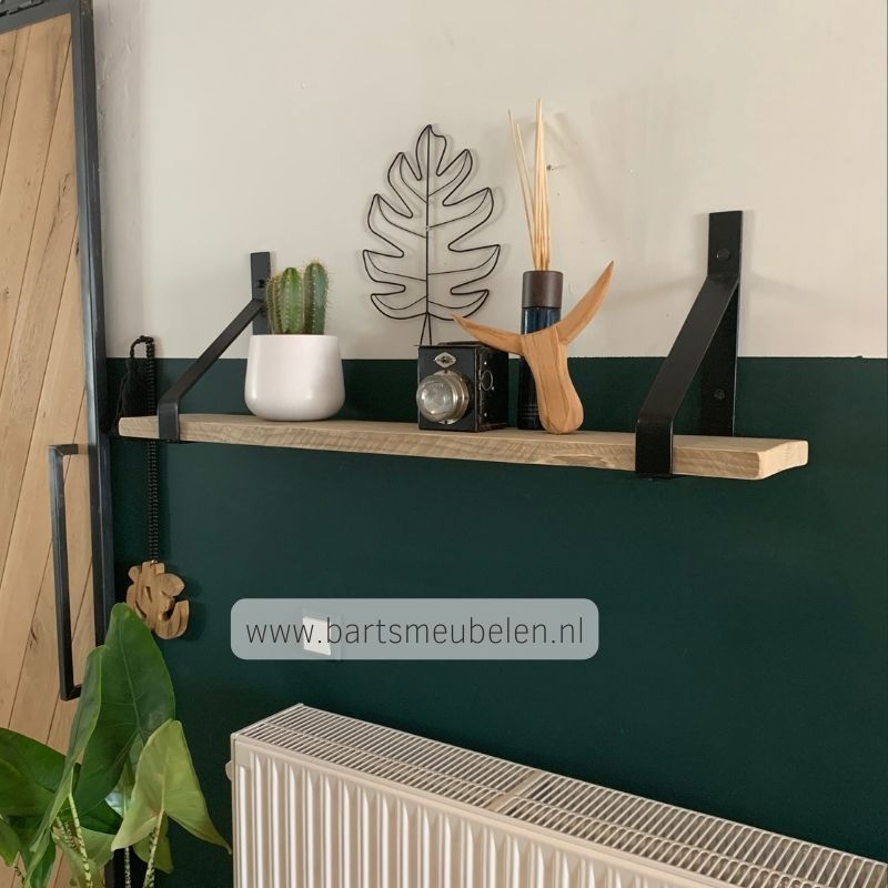 wandplank industrieel old look steigerhout