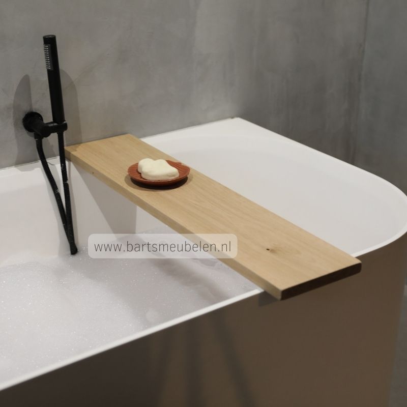 badplank eiken (25) massief