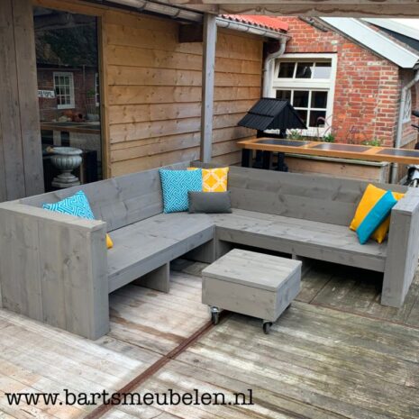 steigerhouten hoekbank in grey-wash bob