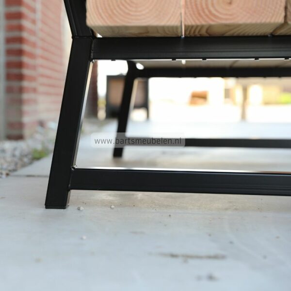 hoekbank stalen frame