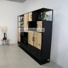 visgraat.wandkast.zwart .hout