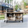 combi deal medium industrieel steigerhout bbqtafel kamado combi deal industrieel steigerhout