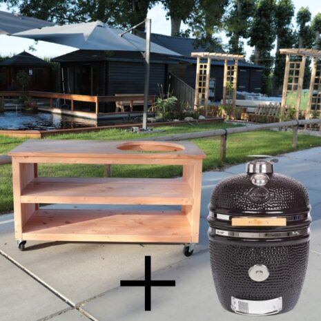 www.bartsmeubelen.nl Open buitenkeuken met kamado large Yakiniku