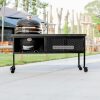 zwarte bbqtafel ray staal