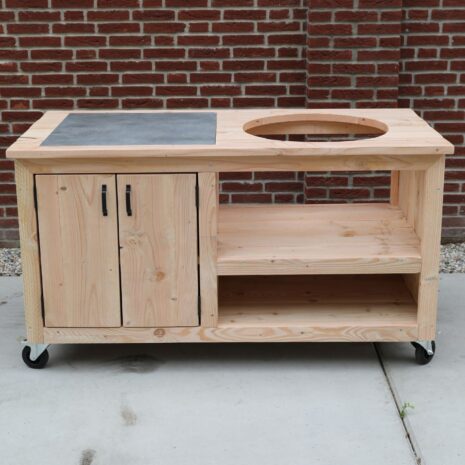 buitenkeuken kamdo douglas met tegel op wielen