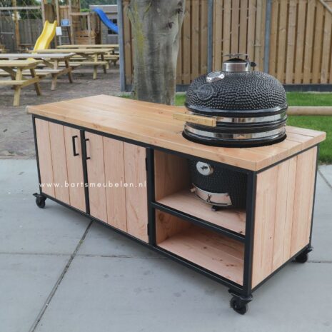 stalen bbq tafel douglas met yakiniku large