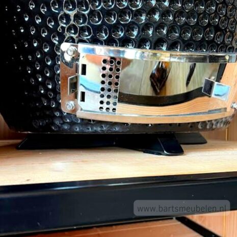 kamado zwart metalen tafelnest barts meubelen