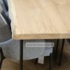 boomstam eettafel met u onderstel strip [40]