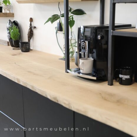 houten keukenblad boomstam