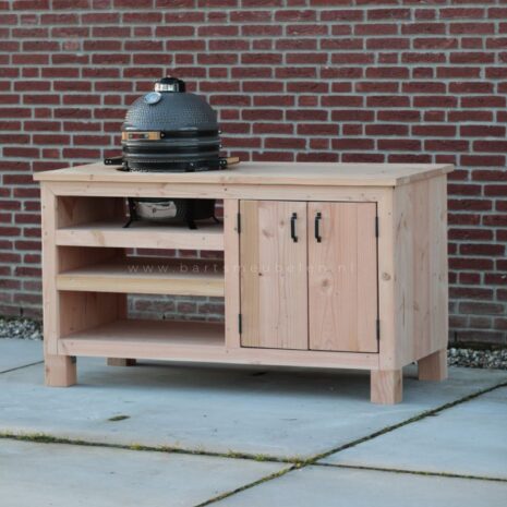 Douglas buitenkeuken Newton op houten pootjes.