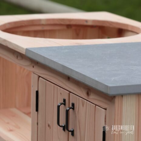 detailfoto Kamado tafel douglas 150×70