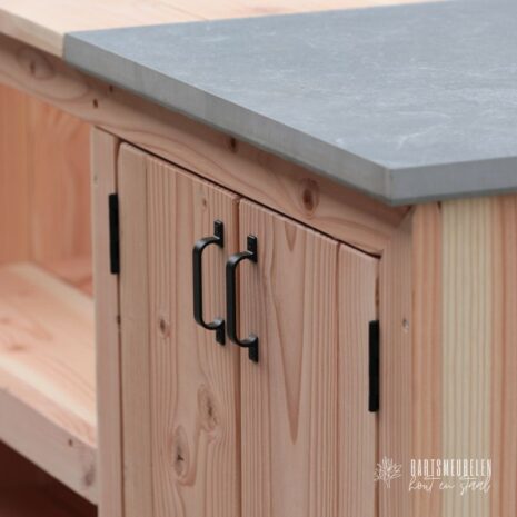 handgrepen douglas houten buitenkeuken 150x70cm