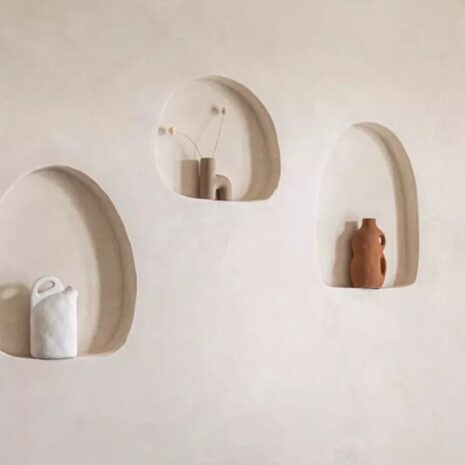 Vaas H-vorm 15x7,5x20,8cm Beige.1