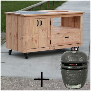 buiten keuken brendan met kamado grill guru large