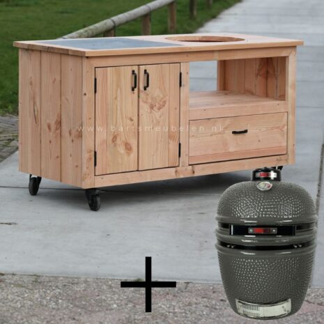 buiten keuken brendan met kamado grill guru large buiten keuken brendan met kamado grill guru large