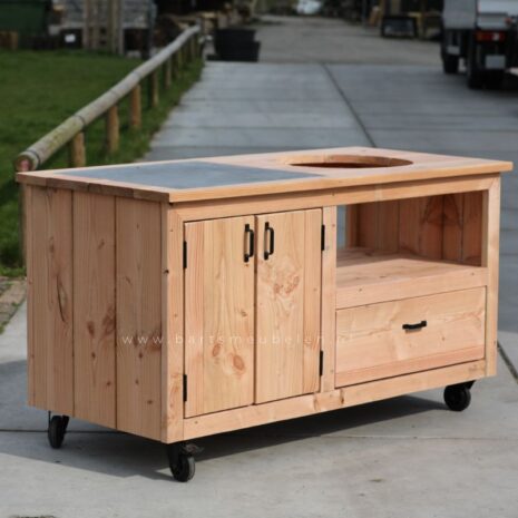 buiten keuken douglas brendan op zwarte wielen