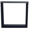 zwarte u-poot eettafel 10x10