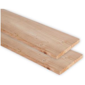Douglas plank geschaafd 28x195 - 5 meter