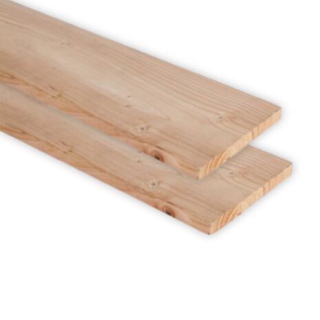 Douglas plank geschaafd 28x195 - 5 meter